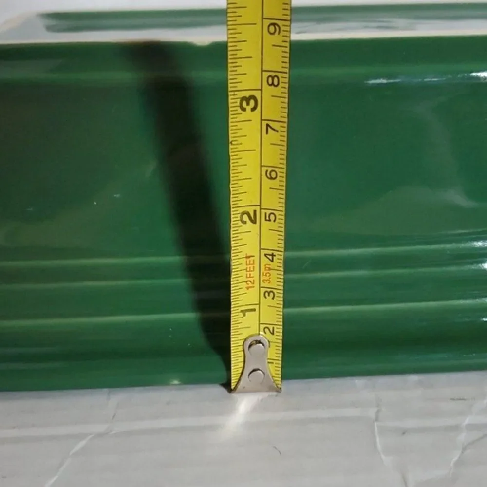 Fiestaware Fiesta Loaf Pan Baking Bakeware Bake Baker Dish Jade Green CERAMIC